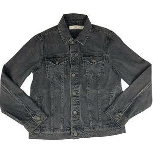 Topman Classic Black Wash Denim Jean Jacket Unisex